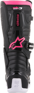 ALPINESTARS Stella Tech 3 Boots - Black/White/Pink - US 6 / EU 37 2013218-130-6