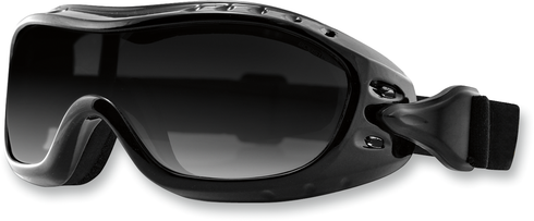 BOBSTER Night Hawk Goggle - Gloss Black - Smoke Lens BHAWK01