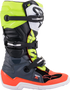 ALPINESTARS Youth Tech 7S Boots - Black/Gray/Red/White/Yellow - US 2 / EU 34 2015017-9058-2