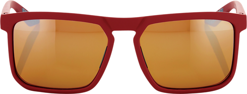 100% Renshaw Glasses - Soft Tact Crimson - Bronze Lens 61038-392-73