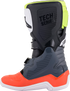 ALPINESTARS Youth Tech 7S Boots - Black/Gray/Red/White/Yellow - US 3 / EU 35.5 2015017-9058-3