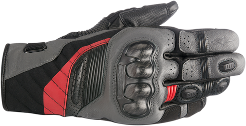 ALPINESTARS Belize Drystar? Gloves - Black/Anthracite/Red - 2XL 3526718-1036-2X