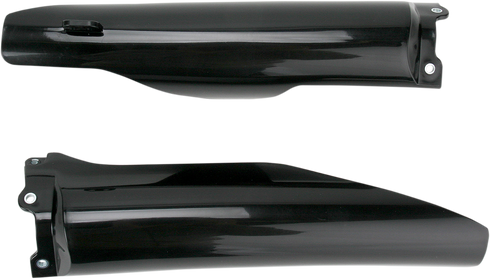 ACERBIS Fork Covers - Lower - Black 2115000001
