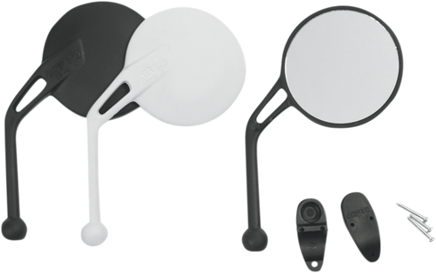 ACERBIS Mirror - Rear View - Round - Black - Left - Each 2043570001