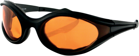 BOBSTER Foamerz Sunglasses - Matte Black - Amber Lens ES114A