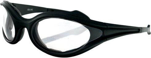 BOBSTER Foamerz Sunglasses - Matte Black - Clear Lens ES114C