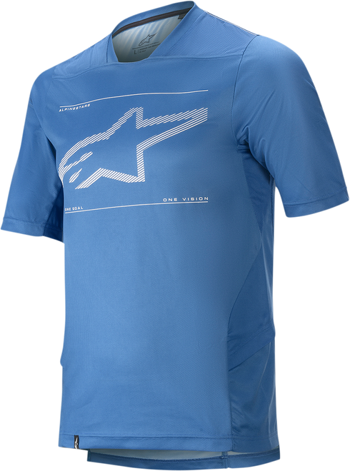 ALPINESTARS Drop 6.0 Short-Sleeve Jersey - Blue - Small 1766320-7310-SM