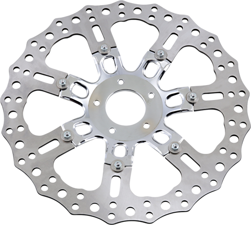 ARLEN NESS Front Rotor - 7 Valve - 14" - Chrome 33-10302-203