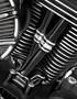 ARLEN NESS Pushrod Tube Cover Kit - 10 Gauge® - Black - Twin Cam 03-633