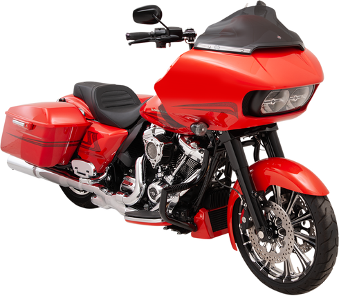 KLOCK WERKS Sport Flare™ Windshield - 9" - Dark Smoke - FLTR KWW-01-0326