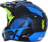 AFX FX-17 Helmet - Aced - Blue/Lime - 2XL 0110-6503