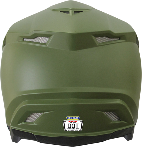 AFX FX-19R Helmet - Matte Olive - Medium 0110-7041