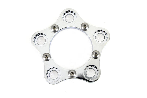 V-Twin Rear Sprocket or Pulley Lock Ring Kit Chrome - 19-0252