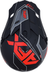 AFX FX-17 Helmet - Aced - Matte Black/Red - Medium 0110-6485