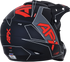 AFX FX-17 Helmet - Aced - Matte Black/Red - Medium 0110-6485
