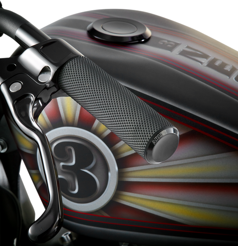 ARLEN NESS Knurled Grips - TBW - Black 07-327