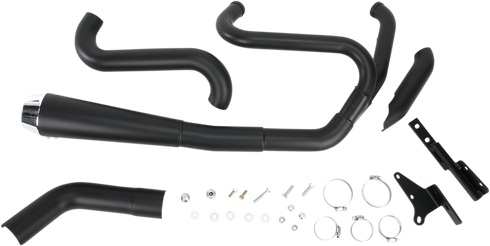BASSANI XHAUST Road Rage 2:1 Exhaust - Black - FXD 1D5250B