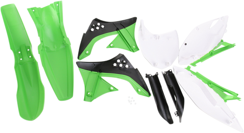 ACERBIS Full Body Kit - OEM Green/Black/White - Kawasaki - KX '09-'11 2198060145