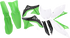 ACERBIS Full Body Kit - OEM Green/Black/White - Kawasaki - KX '09-'11 2198060145