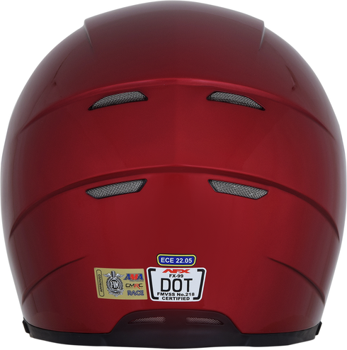 AFX FX-99 Helmet - Wine Red - XS 0101-11083