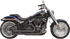 BASSANI XHAUST Pro Street Exhaust - Black - Softail 1S34DB