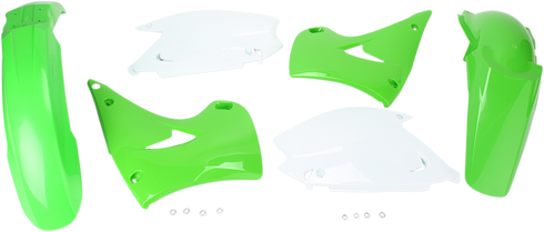 ACERBIS Standard Body Kit - '05 OEM Green/White '03-'07 2041100206
