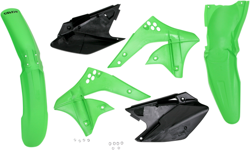 ACERBIS Standard Body Kit - '08 OEM Green/Black - KX 250 F '06-'08 2041050357