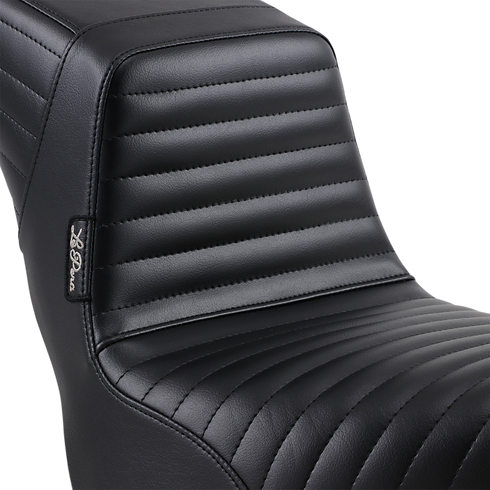 LE PERA Kickflip Seat - Pleated - Black - Softail '18-'23 LYF-590PT