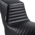 LE PERA Kickflip Seat - Pleated - Black - Softail '18-'23 LYR-590PT
