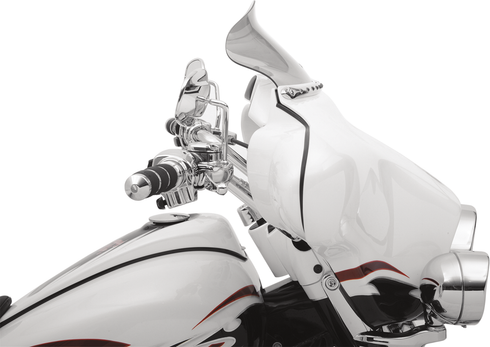 KLOCK WERKS Flare™ Windshield - 6-1/2" - Tinted - '96-'13 FLH KWW-01-0198