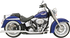 BASSANI XHAUST Power Curve True-Dual Crossover Header Pipes - '86-'06 Softail SFT-211