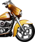 KLOCK WERKS Flare™ Windshield - 6-1/2" - Smoke - '96-'13 FLH KWW-01-0199