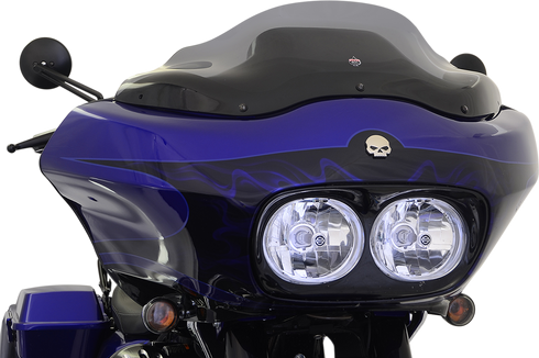 KLOCK WERKS Flare™ Windshield - 8" - Smoke - '98-'13 FLTR KWW-01-0189