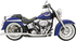 BASSANI XHAUST Slip-On Mufflers - Slash-Down - Chrome 31117C