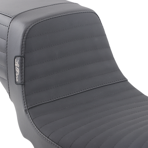 LE PERA Kickflip Daddy Long Legs Seat - Pleated w/ Gripp Tape - Black - FX '06-'17 LK-591DLPTGP