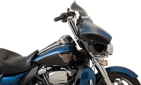 KLOCK WERKS Flare™ Windshield - 8-1/2" - Dark - Smoke - FLH KWW-01-0210-2014