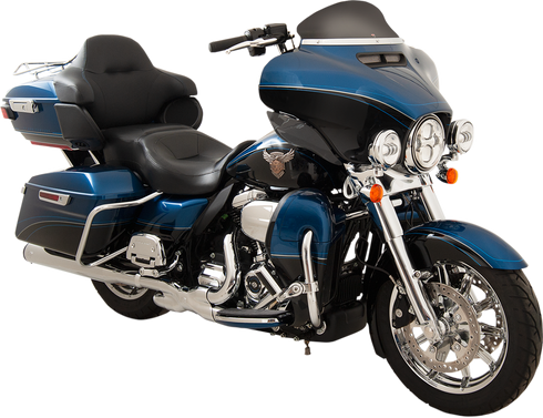 KLOCK WERKS Flare™ Windshield - 5" - Black - FLH KWW-01-0319