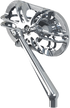 ARLEN NESS Mirror - Side View - Caged Series/Deep Cut - Chrome - Right 13-167