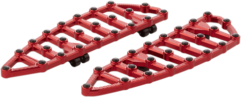 ARLEN NESS MX Driver Floorboards - Red 06-893