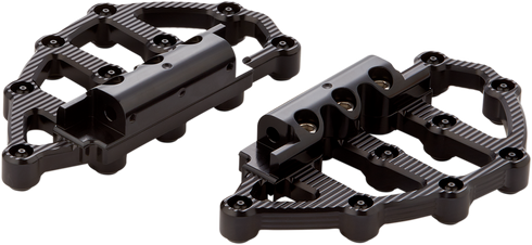 ARLEN NESS MX Passenger Floorboards - Black 06-896