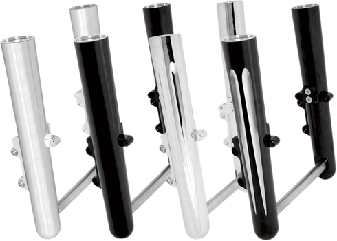 ARLEN NESS Fork Legs - Chrome - Smooth - Dual Disc - '08-'13 FLT 06-500