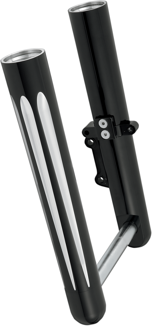 ARLEN NESS Fork Legs - Black Anodized - Deep Cut - Dual Disc 40-512