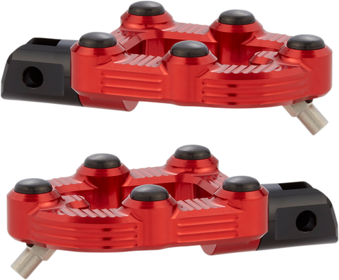 ARLEN NESS MX Foot Pegs - Driver - Red 07-946