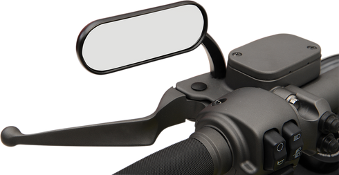 ARLEN NESS Mirror - Micro - Mini - Side View - Oval - Black - Left 13-412