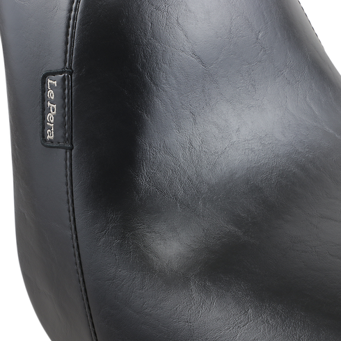 LE PERA Bare Bones Solo Seat - Smooth - Black - FXST '06-'17 LGK-007
