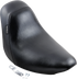 LE PERA Bare Bones Solo Seat - Smooth - Black - FXST '06-'17 LGK-007
