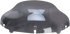 KLOCK WERKS Flare™ Windshield - 6-1/2" - Dark Smoke - FLH KWW-01-0199-2014
