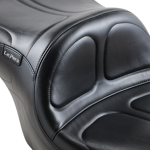 LE PERA Maverick Seat - without Backrest - Stitched - Black - FLH/FLT '02-'07 LH-957