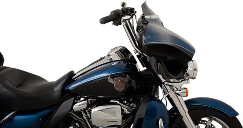 KLOCK WERKS Flare™ Windshield - 4" - Black - FLH KWW-01-0404