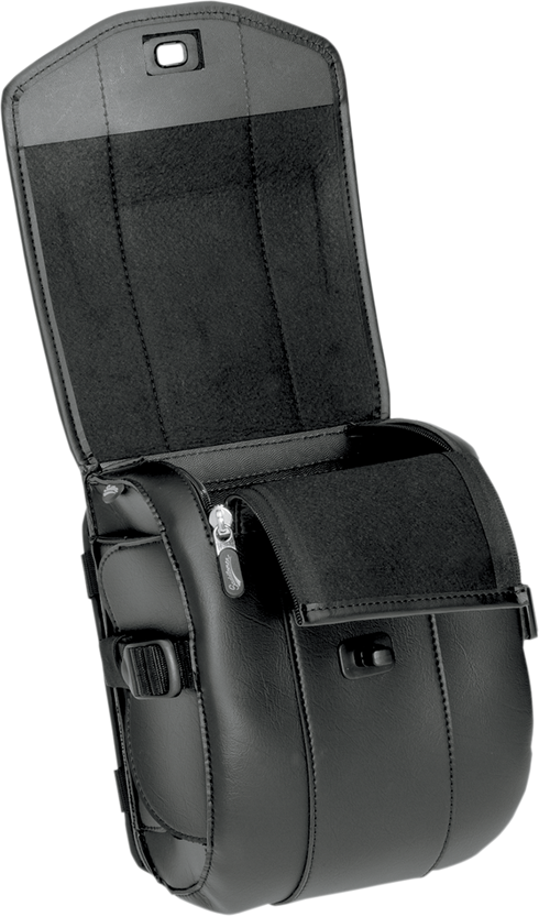 SADDLEMEN Sissy Bar Bag - Deluxe - Black 3503-0064